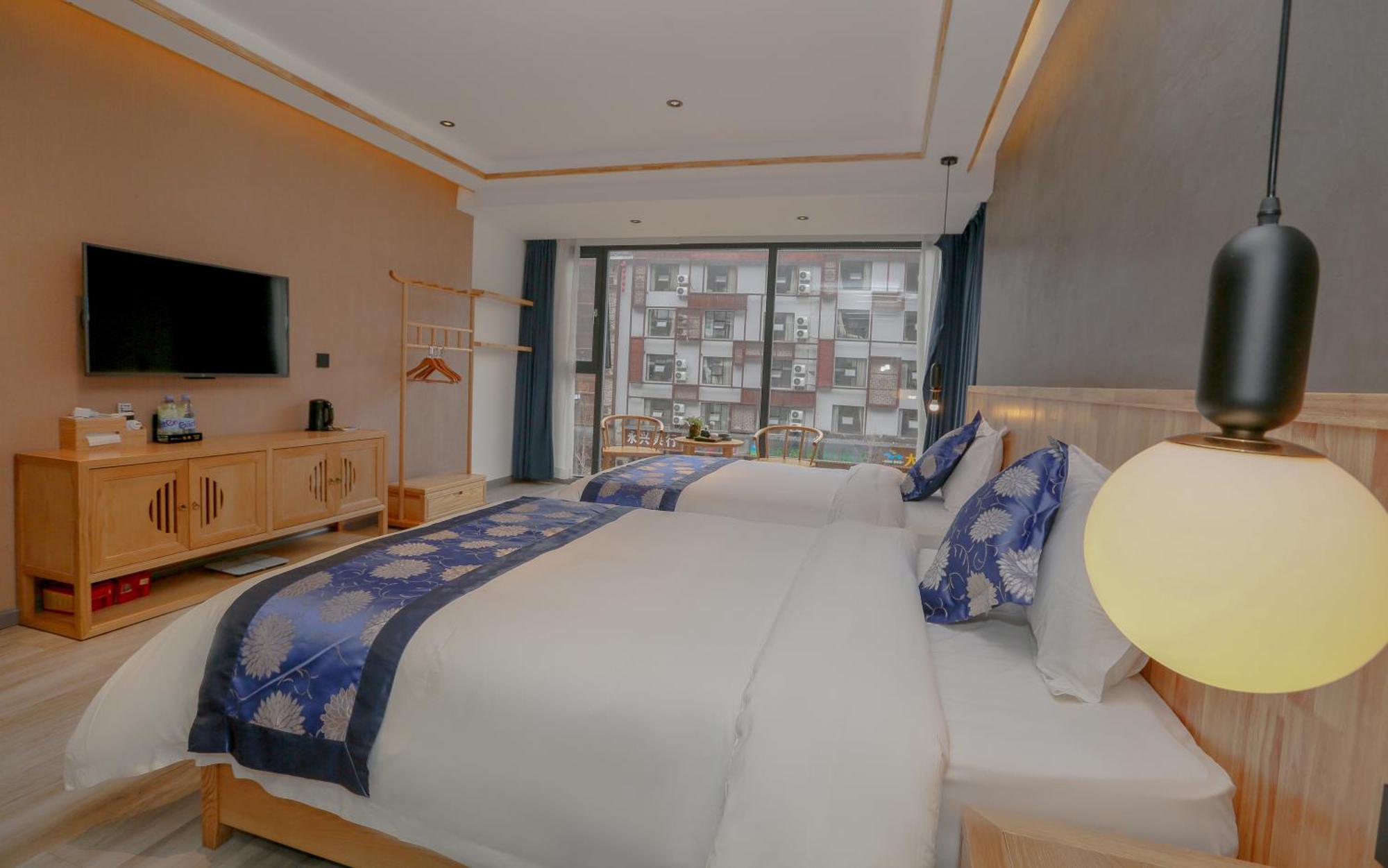 Cozy Boutique Hotel จางเจียเจี้ย ภายนอก รูปภาพ
